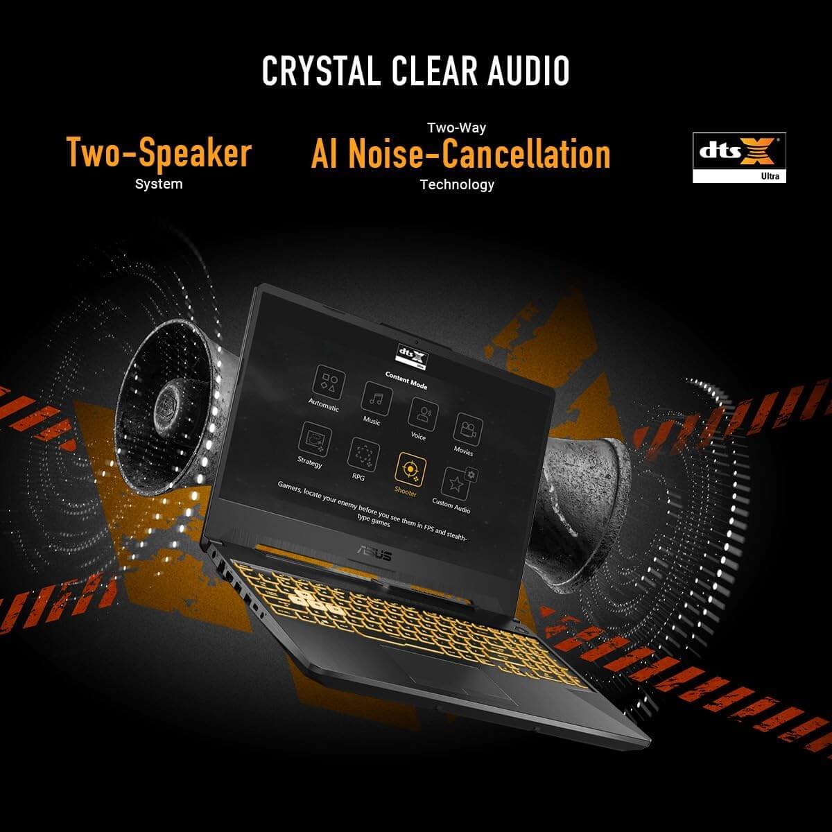 ASUS TUF Gaming FA506NF-HN011 Laptop - AMD Ryzen 5 7535HS, 16GB RAM, 512GB SSD, 15.6" FHD 144Hz, NVIDIA GeForce RTX 2050 4GB