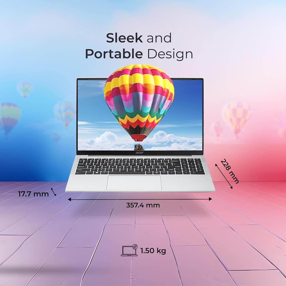 Acer Aspire A325-25 Laptop - Intel Celeron N4500, 8GB RAM, 256GB SSD, 15.6" FHD