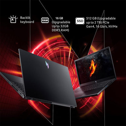 Acer Nitro V 15 ANV15-51 Laptop - AMD Ryzen 5 7535HS, 16GB RAM, 512GB SSD, 15.6" FHD 144Hz, NVIDIA GeForce RTX 2050 4GB