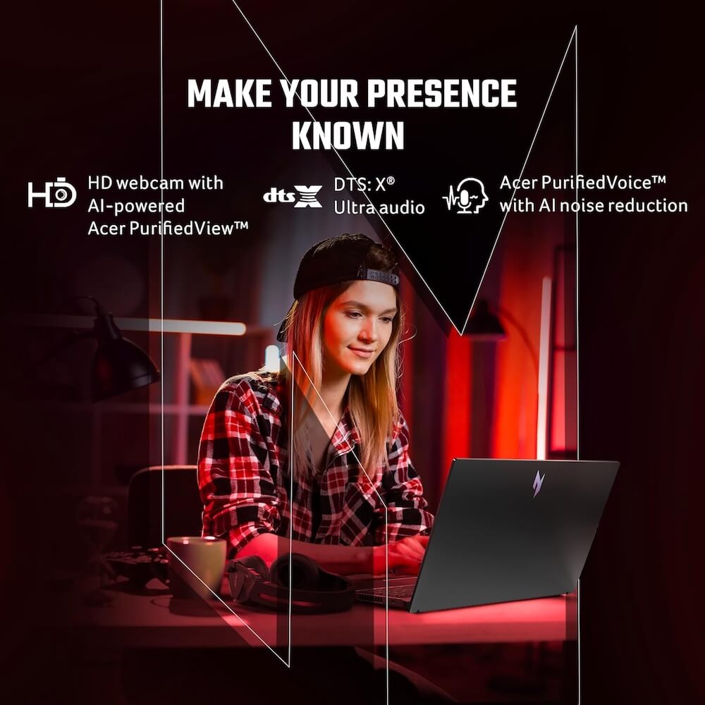 Acer Nitro V 15 ANV15-51 Laptop - AMD Ryzen 5 7535HS, 16GB RAM, 512GB SSD, 15.6" FHD 144Hz, NVIDIA GeForce RTX 2050 4GB