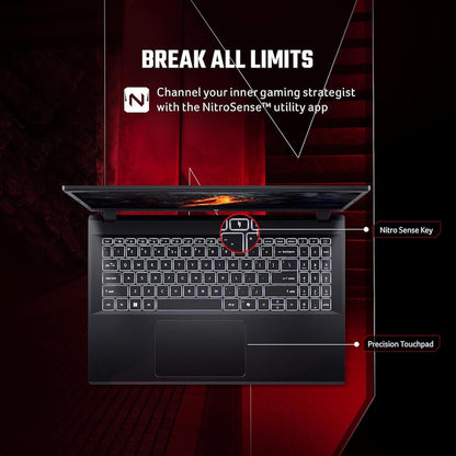 Acer Nitro V 15 ANV15-51 Laptop - AMD Ryzen 5 7535HS, 16GB RAM, 512GB SSD, 15.6" FHD 144Hz, NVIDIA GeForce RTX 2050 4GB