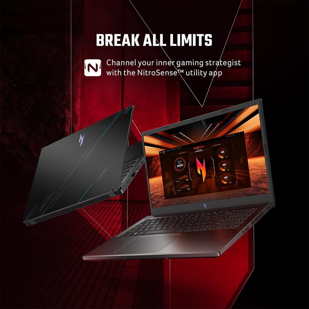 Acer Nitro V 15 ANV15-51 Laptop - Intel Core i7-13620H, 16GB RAM, 512GB SSD, 15.6" FHD 144Hz, NVIDIA GeForce RTX 3050 6GB