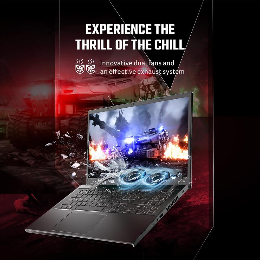 Acer Nitro V 15 ANV15-51 Laptop - Intel Core i7-13620H, 16GB RAM, 512GB SSD, 15.6" FHD 144Hz, NVIDIA GeForce RTX 3050 6GB